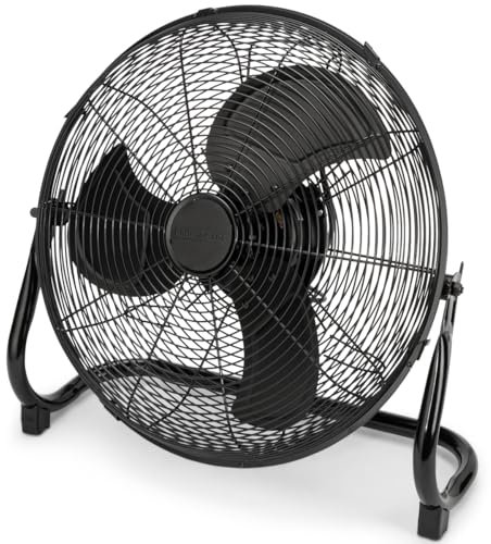 ProfiCare® PC-VL 3067 WM - Ventola a vento XL con diametro di 50 cm, con angolo regolabile, 3 livelli, ventilatore silenzioso, in metallo, ventola di raffreddamento ad aria, ventilatore da pavimento,