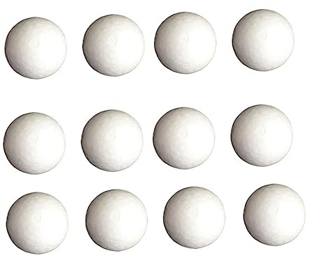 SEWOART 15 Pezzi da 8 Cm Palline di Polistirolo Sfere Rotonde Bianche Solidi per Modellismo Decorazioni Fai da Te