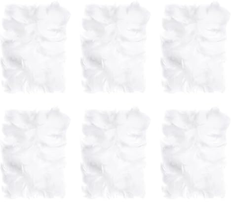 Netuno 900 Stück Deko Federn Weiß WHITE 60g Flaumfedern farbige Schmuckfedern Vogelfedern Bastelfedern Natur für DIY Basteln Dekoration Ostern Weihnachten Dekofigur | 60 g · Flauschige dekorative Federn für DIY, Basteln, Party-Dekoration, Traumfänger, Maskenherstellung