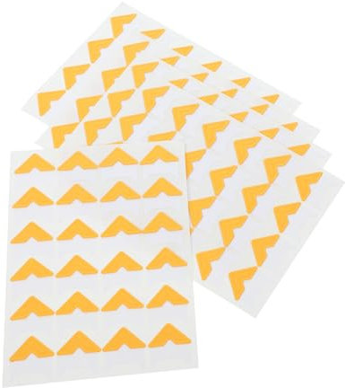 Operitacx 120stücke Selbstklebende Scrapbook-Ecken Goldene Fotoecken Für Papier DIY-bilderecken Zum Aufkleben Für Fotoalben Sammelalben Und Journaling