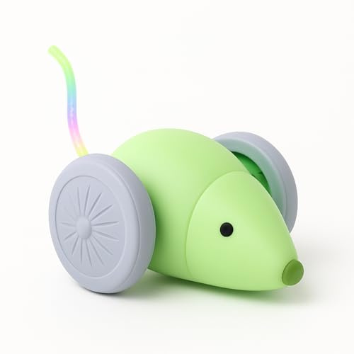 Générique Souris Electronique pour Chat - Rechargeable et Interactif - Jouet Anti-Stress et Anti Ennui - Occupe et Convient à Tous Les Chats