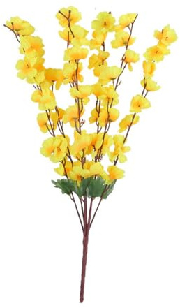 7 Fork Artificial Flower Decoration Garden Artificial Fake Flowers