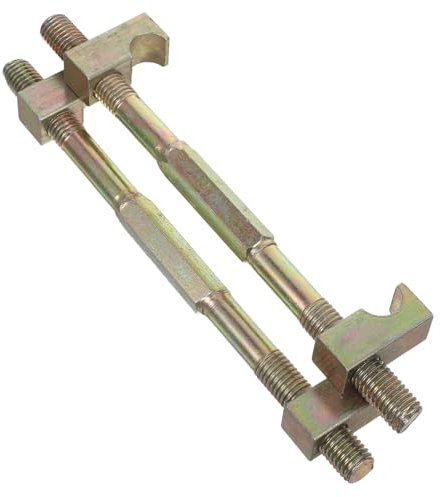 BUGUUYO 2pcs Automotive Spring Compressor Tool Manual Shock Absorber Removal Tool for Secure Vehicle Suspension Repairs
