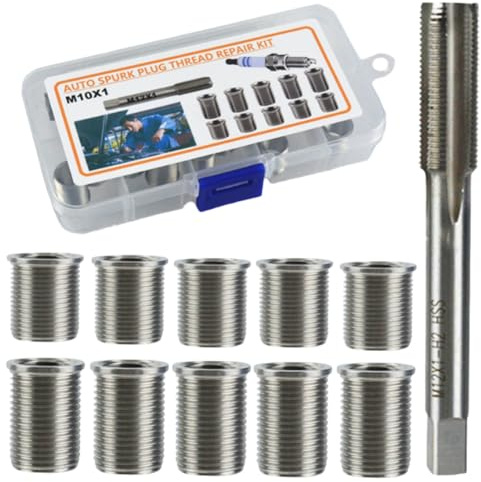Jooehyer M10 -Gewindeeinsätze für die Reparatur Von Zündkerzen M10 Zeit Typ G017 M10x1