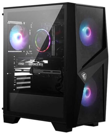 MSI Codex Z2 C8NVL-475US Gaming Desktop Computer, AMD Ryzen 7 8700F 4.1GHz, 32GB RAM, 1TB SSD, NVIDIA GeForce RTX 5060 8GB, Windows 11 Home, Black