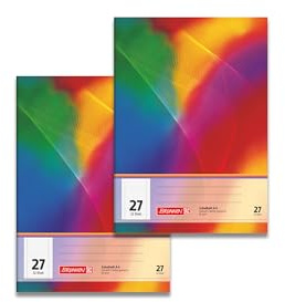 BRUNNEN Schulheft 32 Blatt DIN A4 - Doppelpack (Lineatur 27 Doppelheft)