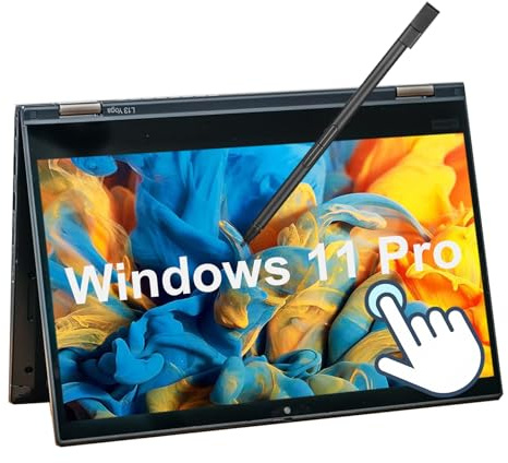 Lenovo Thinkpad L13 Yoga Gen2 Laptop Touchscreen, 13.3 FHD Computer, Intel Core i5-1145G7, 256GB SSD, 16GB RAM, US QWERTY Keyboard, Windows 11 Pro (Renewed)