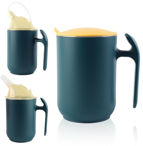 FYting Schnabeltasse Senioren,3-In-1 Schnabelbecher Senioren mit Griff | Trinkbecher für äLtere Menschen, Auslaufsicherer Trinkbecher, für Patienten, Behinderte,Schwangere Frauen