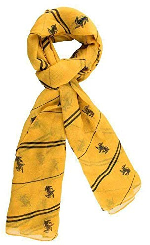 Cinereplicas Harry Potter - Leichtes Halstuch Gryffindor/Hufflepuff/Ravenclaw/Schwarz/Slytherin - Offizielle Lizenz