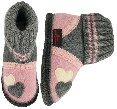 Beck M dchen Little Hearts Hausschuh, Pink, 27 EU