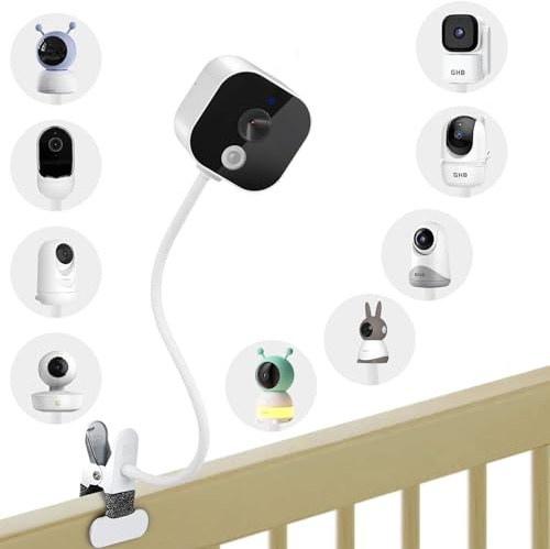 Universal Baby Kamera Halterung für GHB ABM700/ABM720/SM50B/VB807, Monitorhalterung für BOIFUN 6T/Baby 2S/VB805, Ständer für OBVHNUA 900DE/ieGeek 1T/VTech VM901/Owlet 1, Halterung Klemme Zubehör für