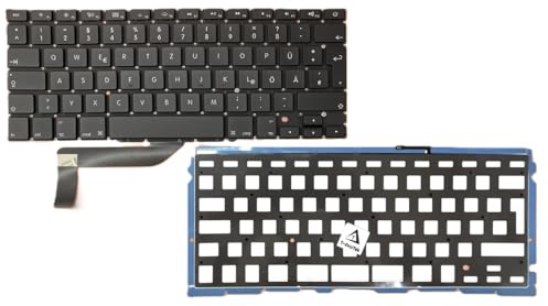 T-ProTek DE Tastatur Keyboard mit Beleuchtung kompatibel für MacBook Pro A1398 (EMC 2512) Mid 2012 Serie