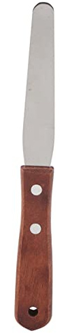 Stainless Steel Spatula, Hair Removal Tool, Durable and Reusable, Wood Handle, Suitable for Cartridge Wax Mixing, Ideal for Large Body Areas