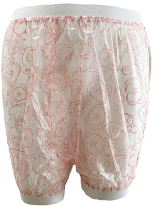 Haian Inkontinenz-Schlupfhose für Erwachsene, aus Kunststoff (TPU), bequem, bedruckt, wasserdicht