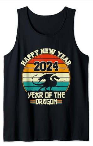 Nouvel An chinois 2024 Année du Dragon Bonne année 2024 Débardeur