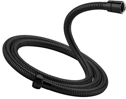 Manguera Ducha 2m, Flexo Ducha con Conexión Estándar Inoxidable Manguera de Ducha Protección Contra Torsión, Manguera de Ducha Para Ducha de Mano y Grifos de Bañera