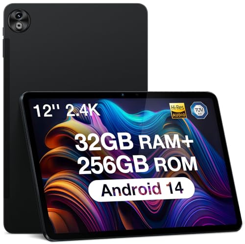 DOOGEE T20 Ultra Tablet 12 Zoll Android Gaming Tablet 32GB RAM 256GB ROM(2TB TF) Helio G99 Octa-Core, 10800mAh, 2.4K Display, 16MP+8MP Dual SIM, 4G LTE /5G WiFi/GMS/GPS/Widevine L1