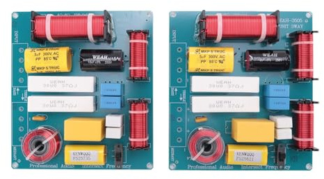 melairo 2 STÜCKE 300 Watt 3 Way Treble Medium Lautsprecher Frequenzteiler Crossover Filter