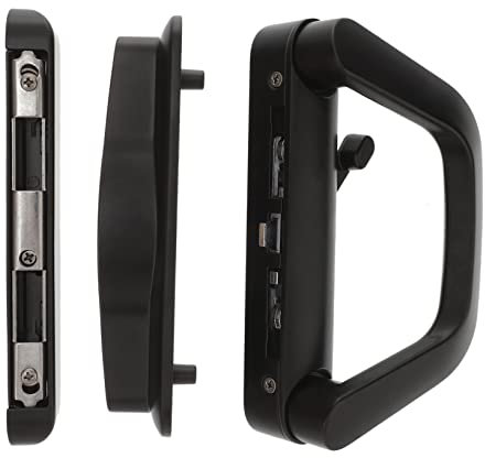LIFKOME Serratura Porta Patio Scorrevole Maniglia Porta Sostituzione Set Serratura Per Finestre in Lega Di Zinco Resistente All'usura
