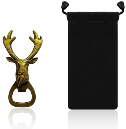 Cadeaux de chasseur, bois de cerf, décapsuleur de bière, cadeaux de chasseur, cadeaux pour femmes et hommes, accessoires de chasse, cadeaux de Noël pour femmes et hommes, cadeaux personnalisés pour