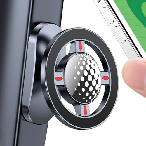 Handyhalterung für Golfwagen | Magnetische Telefonhalterung 360 Grad drehbar – Smartphone in Halterung für Fitnessstudio, Outdoor, Club, Unterricht Home Travel Women Golfer