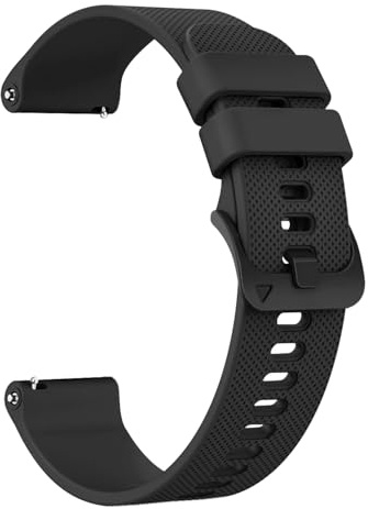 Aurrain 18mm mjukt silikon klockarmband för Garmin Vivoactive 4S/3S/Venu3s/Venu2s/Huawei WatchGT5/WatchGT4/Forerunner255s/Active S/Fossil Ladies Gen 6/5E/3/4/HR Gen4,Silikon sportarmband för klocka.