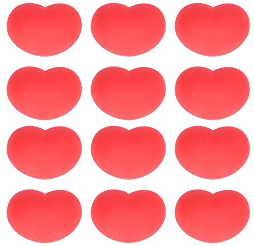 Herz-Stressball, elastisch, weich, Simulationsgummi, rote Herzform, Dekompressionsspielzeug für Kinder, Erwachsene, Büro, Schule, Therapie, sensorisches Spielen, TPR-Material, 7,3