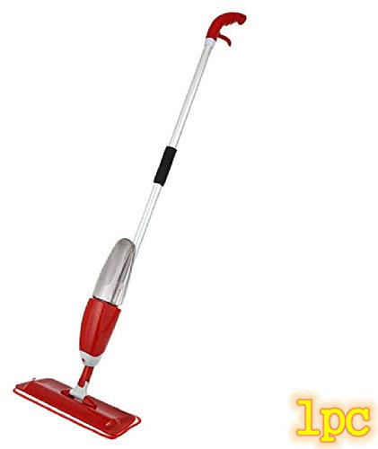 XZJB Balai à franges en microfibre avec fonction vaporisateur pour nettoyage professionnel de la maison pour bois dur, stratifié, carrelage, cuisine, salle de bain, R 1 pièce.