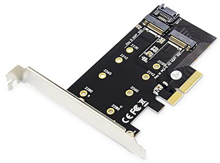 Digitus Scheda add-on M.2 NGFF / NVMe SSD PCI Express 3.0 (da 4)