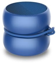 Xoopar Mini Altavoz Bluetooth Ultra Compacto Yoyo - Potente de 3 Watts - Portátil Con 4 Horas de Autonomía - Control Remoto Selfie - Formato 3 Cm (Blue, Stéréo)