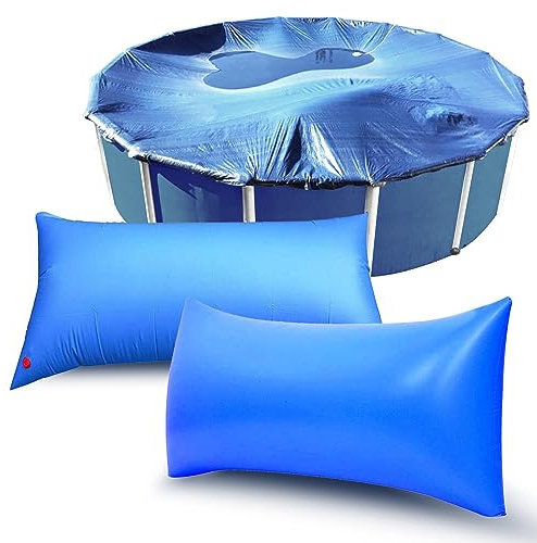 Coussin Piscine Hivernage Rectangle 8×4ft, Coussin Gonflable Piscine Hivernage, Ballon Hivernage Piscine Hors Sol Hiver, Flotteur Hivernage Piscine, Accessoires Spa Oreiller de Piscine (2 Pièces)