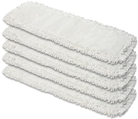Prieser 5X Profi Wischmopp 50cm – Aus 100% robustem Mikrofaser – Fusselfreier Bodenwischer für sehr Gute Schmutzaufnahme – Langlebiger Bodenwischer Bezug