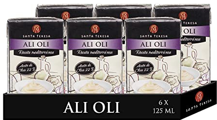 Santa Teresa - PACK de 6 - Ali Oli Elaborado Con Ingredientes Naturales Sin Conservantes Ni Aditivos. 6 unds