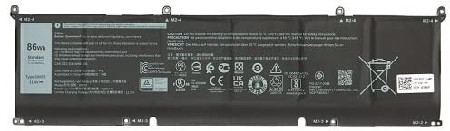 Dell Primary - LaptoP-Batterie - LithiuM-Ionen - 6 Zellen - 86 Wh - F?r Alienware M15 R5, M15 R7, Inspiron 16 5620, Precision 55xx, Vostro 15 7510, X