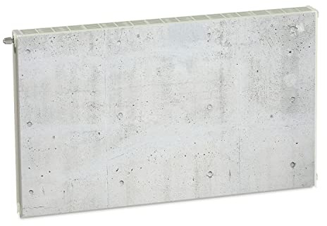 Magnet Heizkörperverkleidung Heizkörperabdeckung Grau Textur 100x60 cm Heizung Abdeckung Verkleidung Magnetische Abdeckmatte Kühlschrank aus Einem Flexiblen Magneten Digitaler Aufdruck