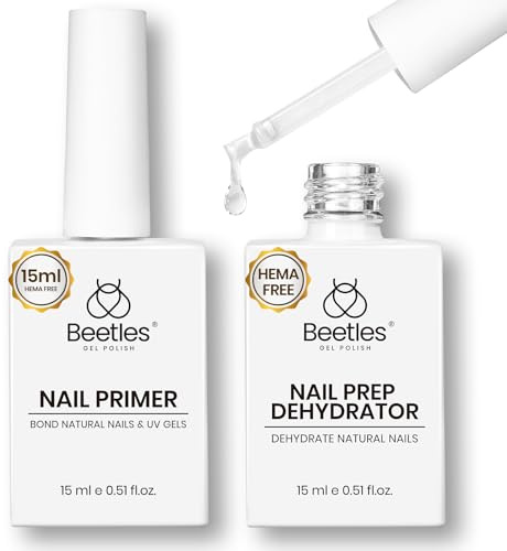 Beetles Nail Prep Dehydrator und Primer, 15 ml säurefrei natürlicher Nail