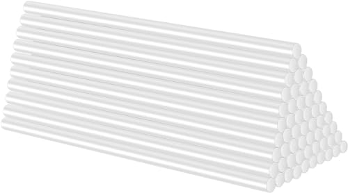 AIMIXUN 40 Stück Heißklebesticks 11mm, Heißklebestift 11 x 190 mm, Heißklebepistole Sticks, klebestifte für Heißklebepistole, Heißklebestifte für Allgemeine Heimwerkerreparaturen (Transparent)
