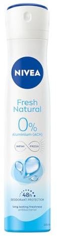 NIVEA Fresh Natural 48h Spray anti-transpirant pour femme 200 ml