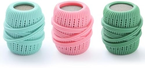 Washing Machine Laundry Ball,Reusable Dryer Balls,Fabric Softener Dispenser Laundry Balls,Downy Ball Dispenser for Fabric Softener (3 Pcs)