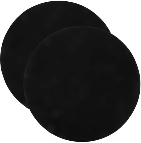 Yardenfun 2stücke Runde Grillmatte Antihaft Wiederverwendbare Grillunterlagen Grillmatten Öl Pad Kochen Grillzubehör Leicht Zu Reinigen Transportfreundlich