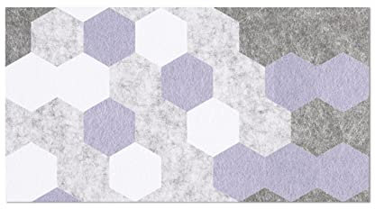 generic Acoustic Panels Sound Proofing Foam,Felt Board Tiles, Acoustic Foam Panels Rectangle Soundproof Wall Panels for Living Room Bedroom Office Acoustic Treatment and Wall Decoration/182X98Cm/#1/18