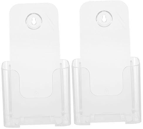 DIYEAH 2stücke Hängender Dokumentenhalter Material Wandmontierter Organizer Für Magazine Broschüren Und Praktische Lösung Für Büro Und Zuhause