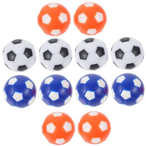 JOINPAYA 12stücke Teiliges Tischfußball Ersatzbälle Mini-fußbälle in Orange-weiß Langlebig Und Geeignet Für Tischfußballspiele Spielzeug Für Junge Mädchen Und Erwachsene