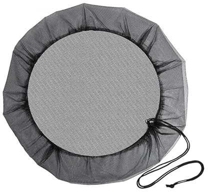 MZPOZB Mesh Cover For Rain Barrel 80cm 60m Mesh Cover Netting for Rain Barrel Water Collection Bucket Raindrop Anti-fall Leaves Filter Net Water Protection Tool Rain Barrel Mesh Cover(80cm)