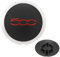 HAMKU 1 Pezzi Coprimozzo Per Fia-500 Copri Ruota Hup Trim, Accessori Di Aggiornamento Per Il Lifting Del Copriruota Centrale Esterno Dell'Auto 68078419Ac Sostituzione Per Fiat 500(Rosso Argento)