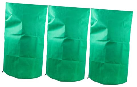 VANZACK 3stücke Frostschutz Pflanzenschutzsäcke Aus Atmungsaktivem Vliesstoff Mit Kordelzug Große Winterfeste Outdoor Pflanzenabdeckung Frostsichere Abdeckhaube Für Kübelpflanzen Und Bäume