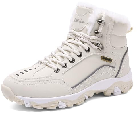 Littleplum Damen Winterstiefel Warm Gefüttert Trekking Schuhe Herbst Outdoor Schneestiefel Winterschuhe