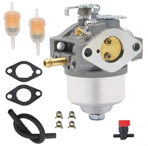 Carburateur AM122006 pour tondeuse autoportée Gator 4 x 2/6 x 4 pour tondeuse autoportée, compatible avec AM18740 et PC2387, kit de remplacement complet