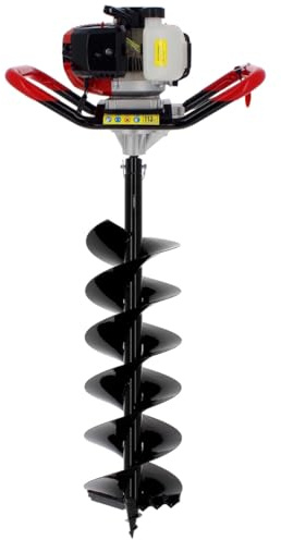 Suricut Tarière Thermique Semi-Professionnelle 62 cm3 + mèche 200 mm