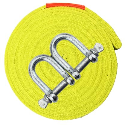 di traino per auto - Corda fluorescente aggiuntiva da 3 metri, Cavo di trazione di carico pesante rinforzato, affidabile attrezzature di recupero automatico | Assistenza As